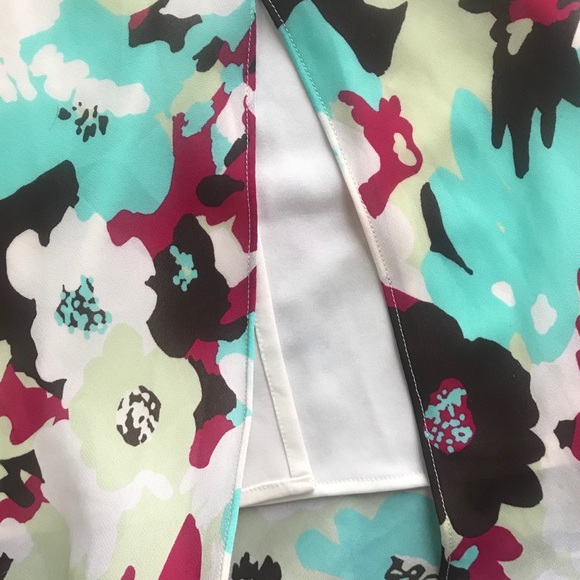 ✨Merona Atresia Mint Floral Skirt✨ - Picture 2 of 3